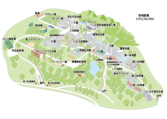 八王子キャンパス地図