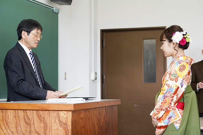 成29年度学部表彰式、卒業記念パーティー1