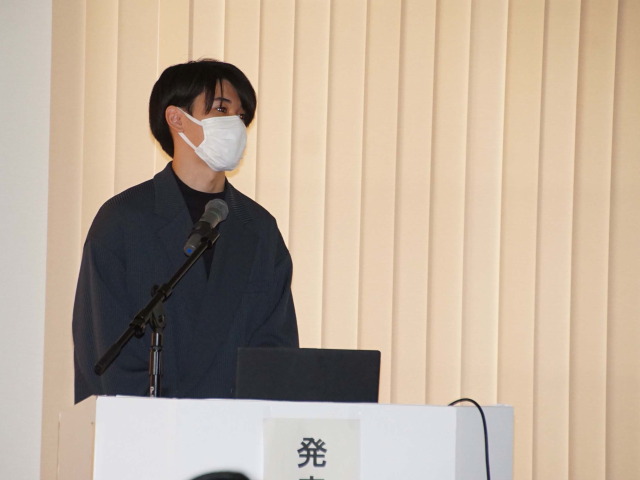 学生による富士川町のまちづくり活動をシンポジウムで発表4